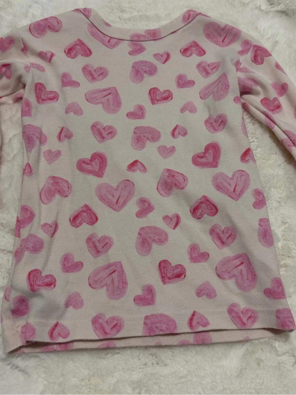 3 set bundle: Gap 3T Girls Pajama Set Long Sleeve Princess, Hearts, Bunny Print